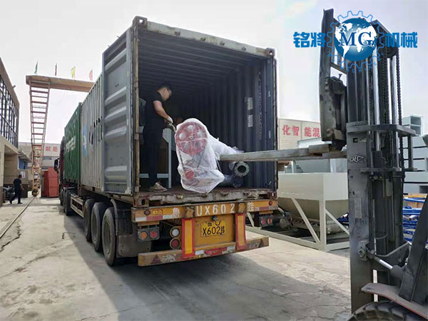 烏干達干粉砂漿生產設備發(fā)貨中