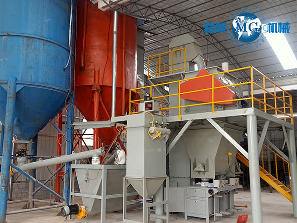 年產(chǎn)10萬噸干粉砂漿生產(chǎn)線的組成，年產(chǎn)10萬噸干粉砂漿生產(chǎn)線有什么優(yōu)勢？