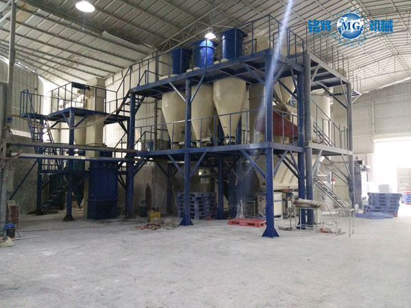 干粉砂漿生產(chǎn)線是如何防止粉塵的？